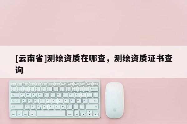 [云南省]测绘资质在哪查，测绘资质证书查询