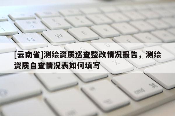 [云南省]测绘资质巡查整改情况报告，测绘资质自查情况表如何填写