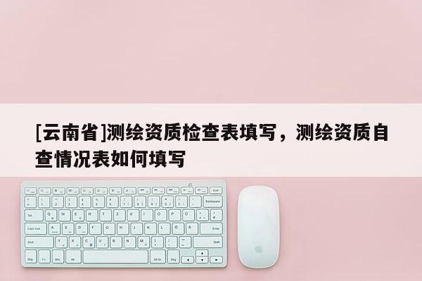 [云南省]测绘资质检查表填写，测绘资质自查情况表如何填写