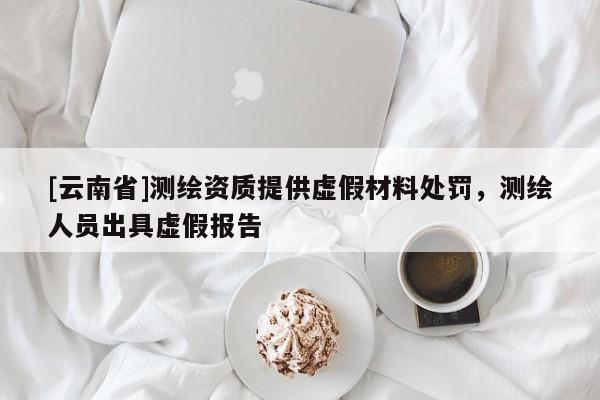 [云南省]测绘资质提供虚假材料处罚，测绘人员出具虚假报告