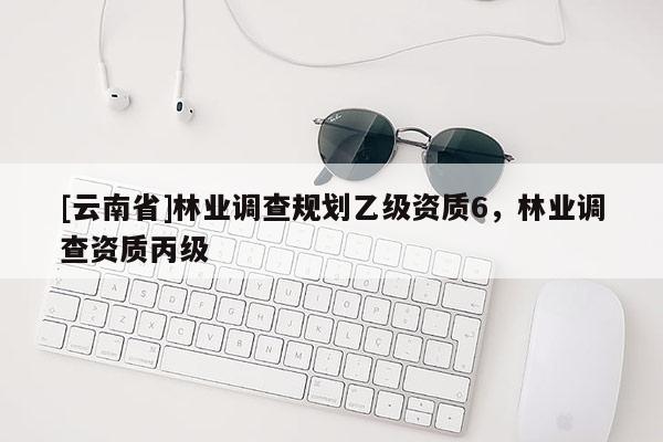 [云南省]林业调查规划乙级资质6，林业调查资质丙级