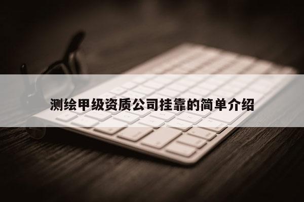 测绘甲级资质公司挂靠的简单介绍