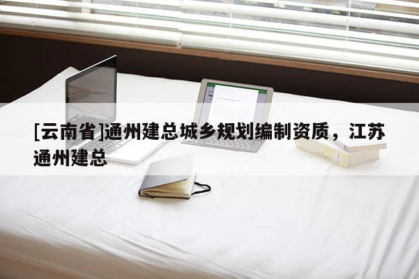 [云南省]通州建总城乡规划编制资质，江苏通州建总