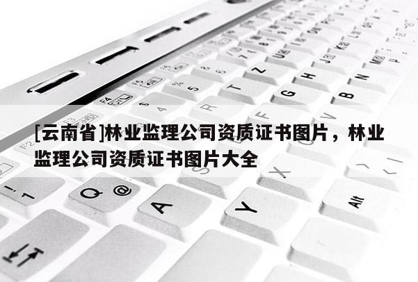 [云南省]林业监理公司资质证书图片，林业监理公司资质证书图片大全