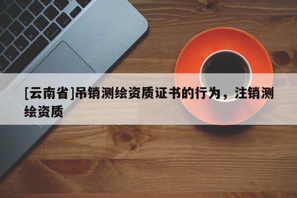 [云南省]吊销测绘资质证书的行为，注销测绘资质