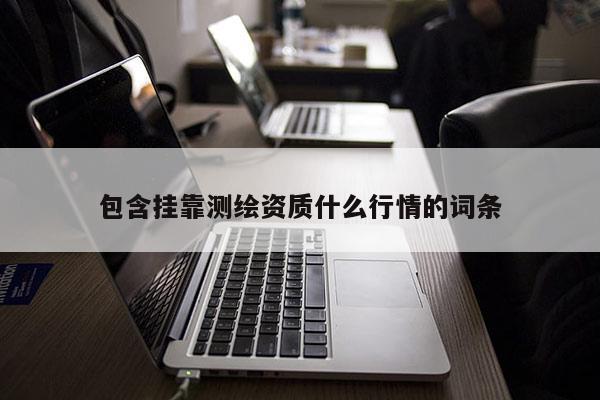包含挂靠测绘资质什么行情的词条
